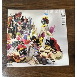 Elton John "Reg Strikes Back"1988 Vinyl MCA-6240 Gatefold Record LP Inner NM-/EX